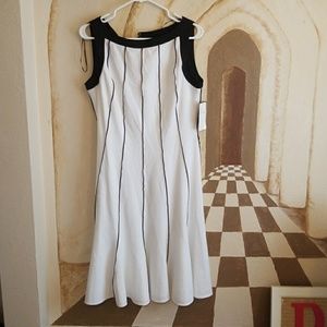 Blacks and white dress